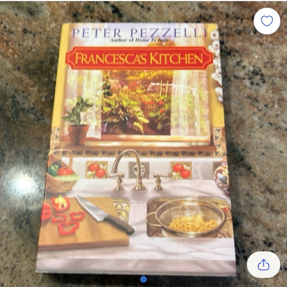 Francesca's Collections Kitchen Cookbook with Vibrant Cover